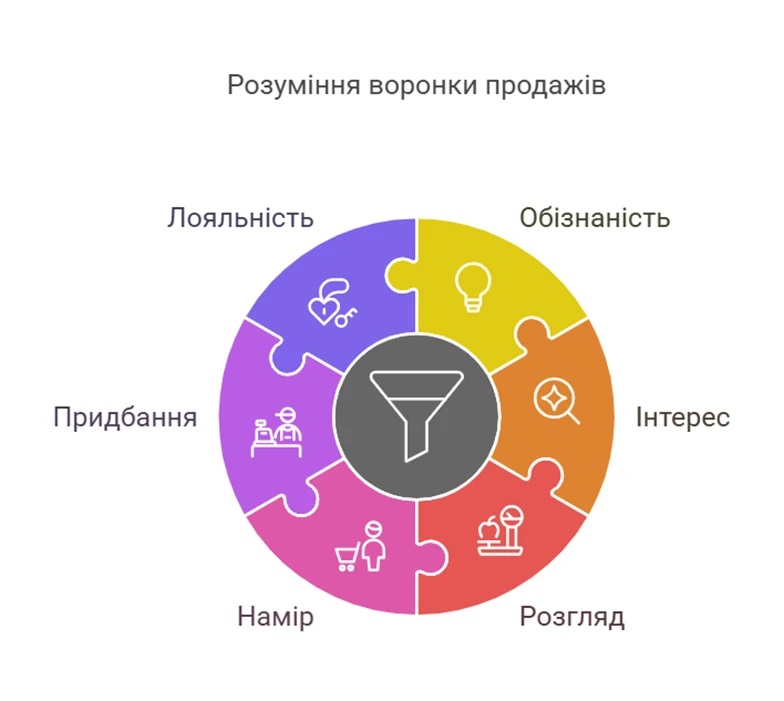 Воронка продажів для інтернет-бізнесу як перетворити відвідувачів на покупців