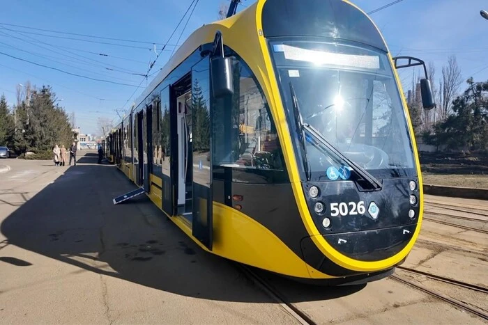 На Лівому березі столиці на маршрут вийшли нові трамваї (фото)