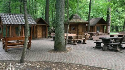 Звів навіси в лісі під Києвом: бізнесмен із столиці під слідством.