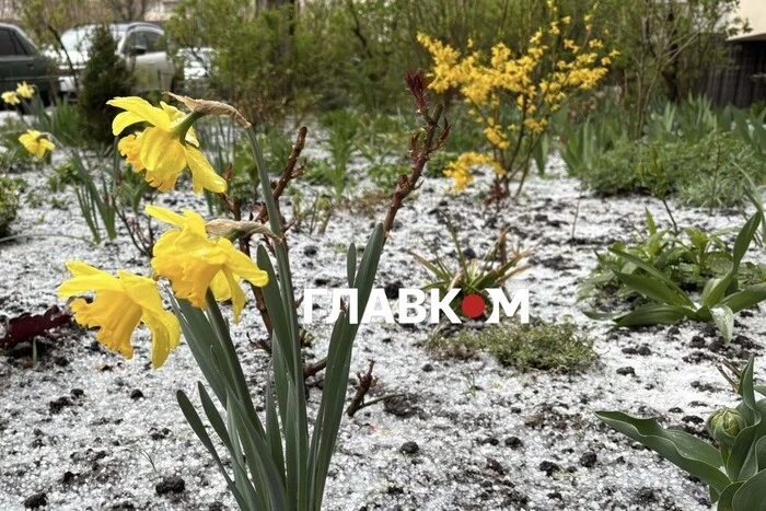 Київ накрила негода з крижаною крупою. Фоторепортаж