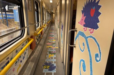 Ігри та вечірня казка: Укрзалізниця запускає шість дитячих вагонів