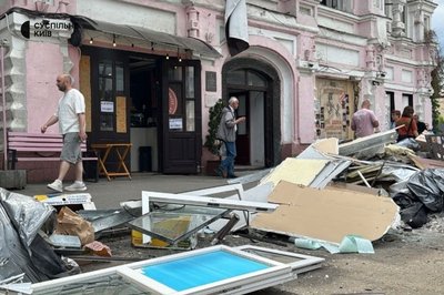 Пошкоджений бізнес в Шевченківському та Подільському районах Києва