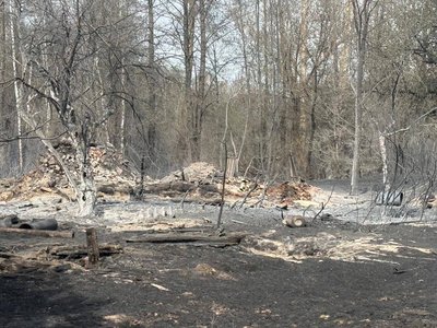 Через сильний вітер пожежа в Чорнобильській зоні поширилась на нові території