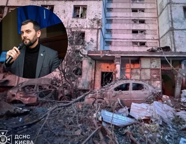 Напад на Київ. Народний депутат Маріковський повідав, як снаряд дивом оминув житловий будинок на масиві Виноградар