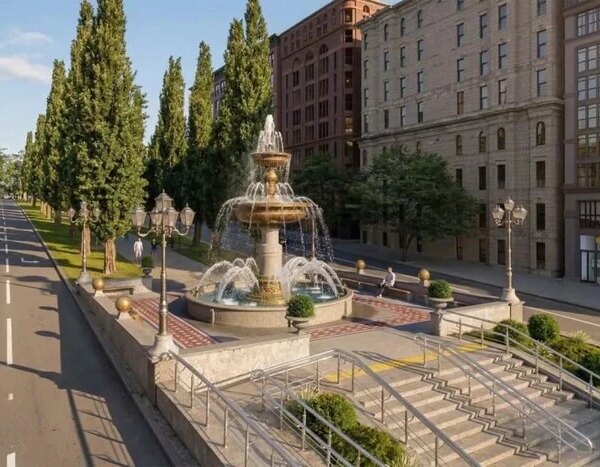 Фонтан на місці демонтованого Леніна: Київ обрав виконавця проєкту за 52 мільйони гривень
