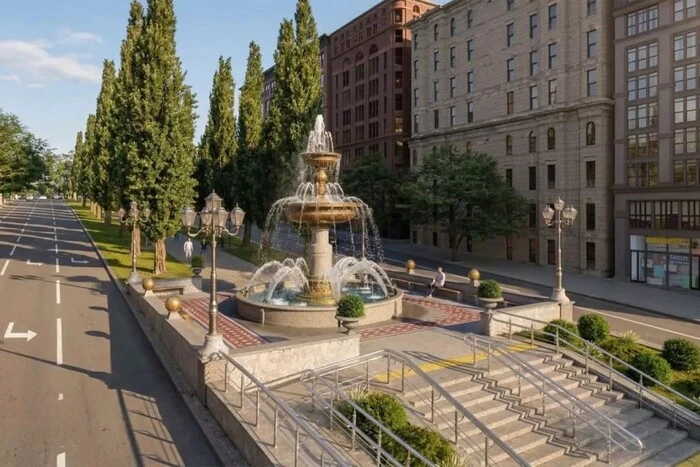 Головна 10 Фонтан на місці демонтованого Леніна: Київ обрав виконавця проєкту за 52 мільйони…