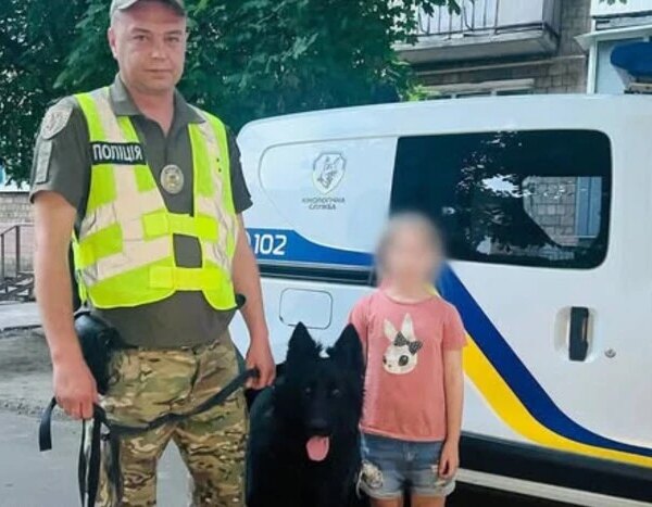Пошук зниклої у Києві дитини завершився завдяки службовому псу