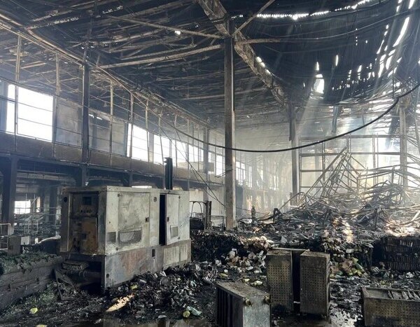 Напад на Київ: знищено приміщення Червоного Хреста (фото)
