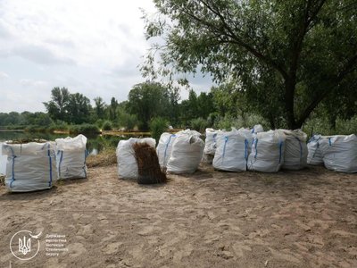 У Києві екологи зафіксували нові витоки нафтопродуктів у озеро Кирилівське, яке було забруднене після атаки РФ