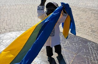 Новий вигляд пам'ятника "Кий, Щек, Хорив та сестра їхня Либідь" на Поштовій площі до Дня Незалежності 22