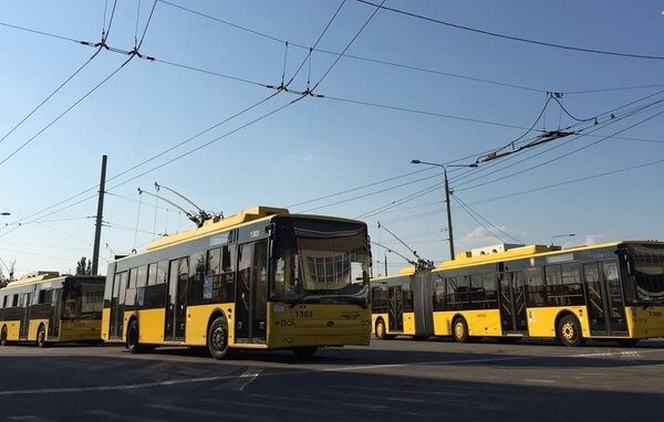 У Києві зранку деякі тролейбуси курсували за зміненими маршрутами
