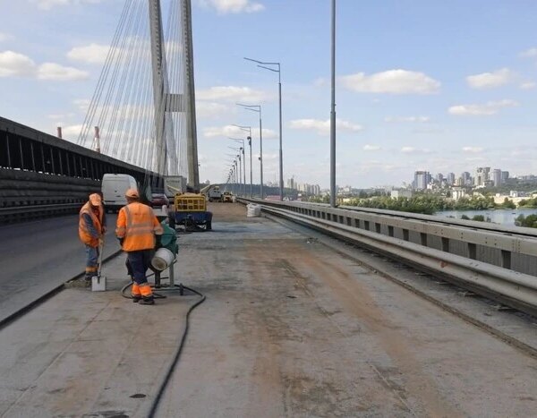 Перекриття руху на Південному мосту через ремонт (візуалізація)