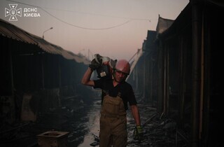 ДСНС завершила роботи в Києві та продемонструвала ліквідацію наслідків. 10