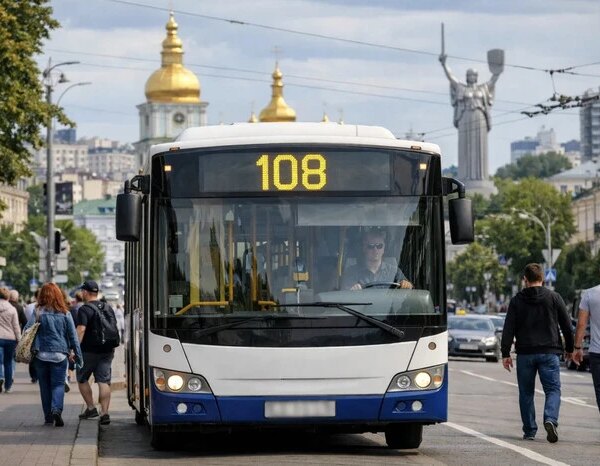 Змінено маршрути громадського транспорту в Києві через російський обстріл.