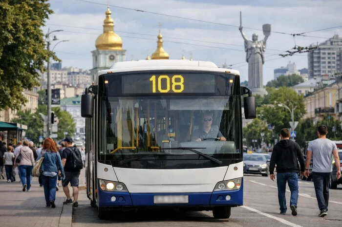 Змінено маршрути громадського транспорту в Києві через російський обстріл. 3