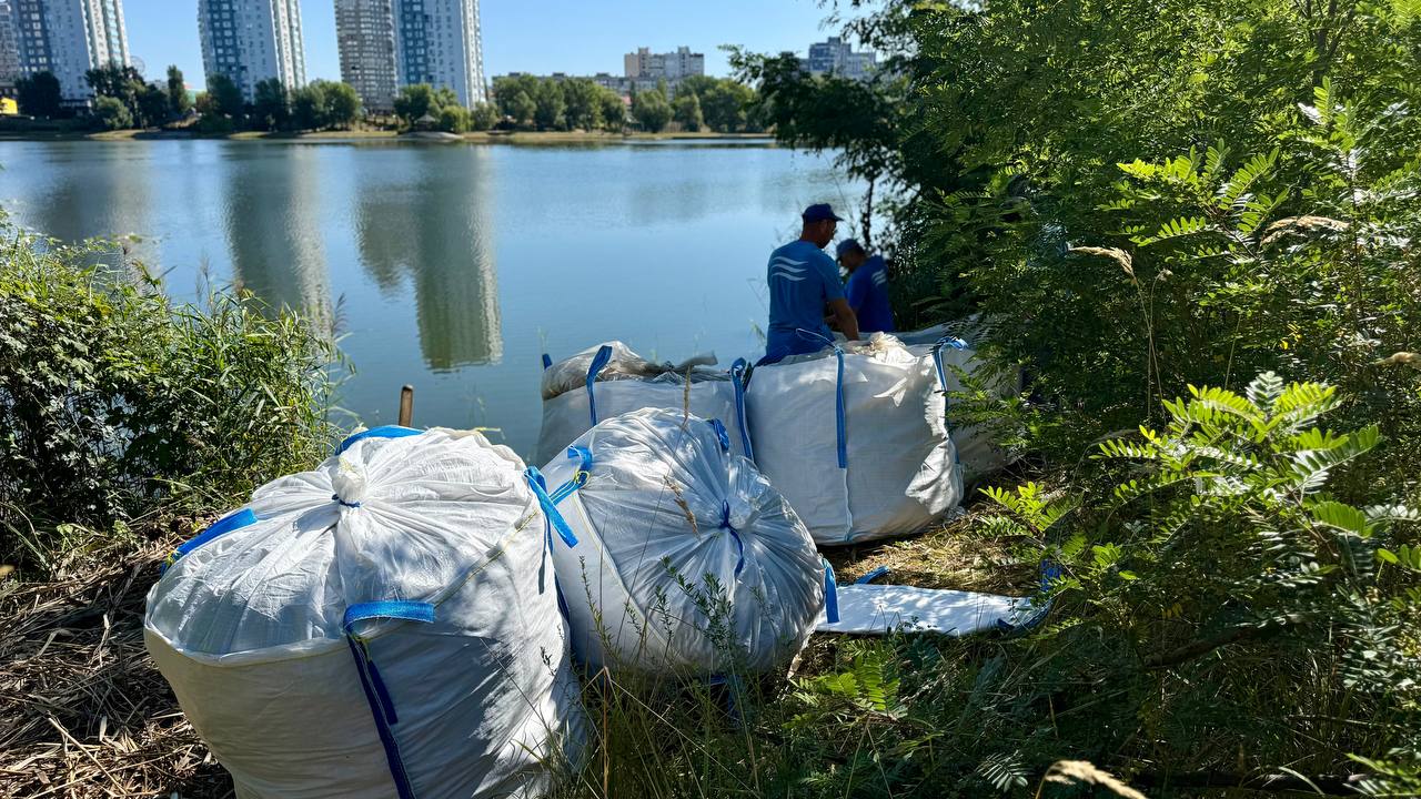 Кирилівське озеро та Сирецький струмок: рівень нафтопродуктів на воді знизився більш ніж у 30 разів — КМДА 6 1