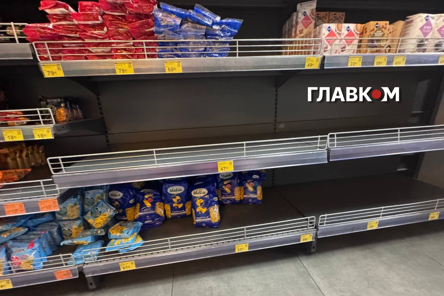 Де закінчуються полиці супермаркетів: порожнеча на тлі війни 23 У магазинах мережі Thrash! зменшилася кількість макаронних виробів