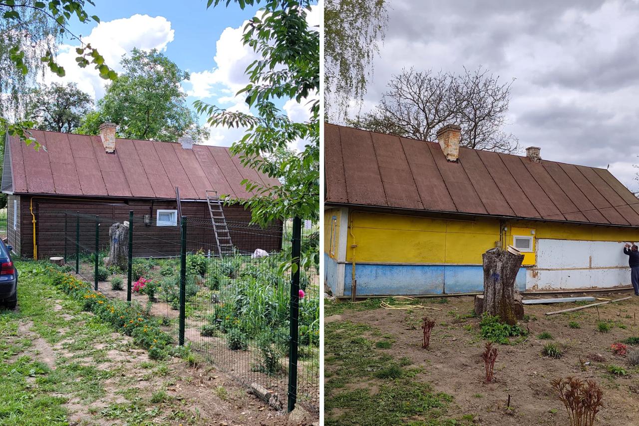 Військові перетворили куплену за $4 тис. хату на затишний дім 6 Власниця будинку в селі на Рівненщині показала, як їй вдалося перевтілити будинок