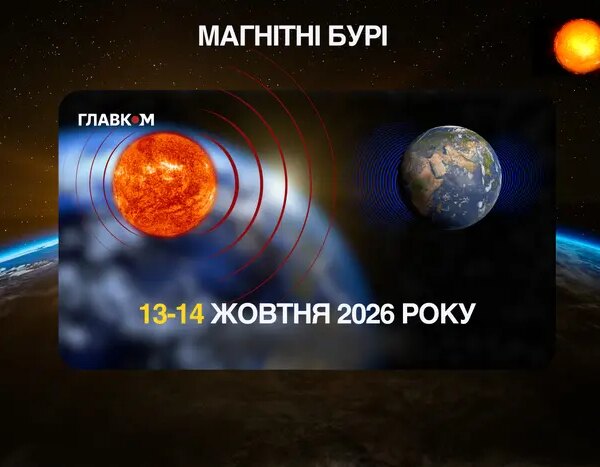 Магнітосфера Землі: очікуємо збурення 13-14 жовтня 2026